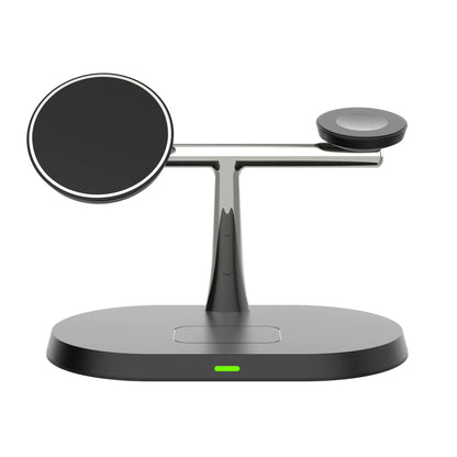 Magnetic Trio 15W Wireless Desktop Charger