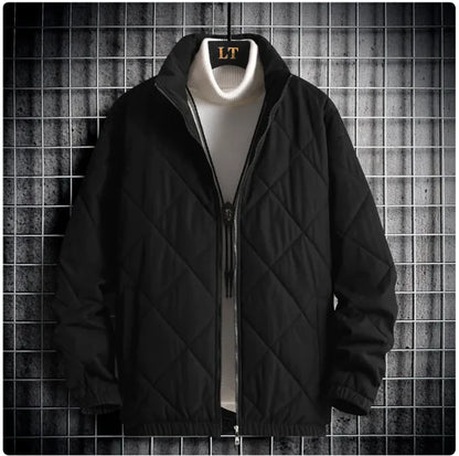 Men's Stand Collar Casual Cotton Jacket