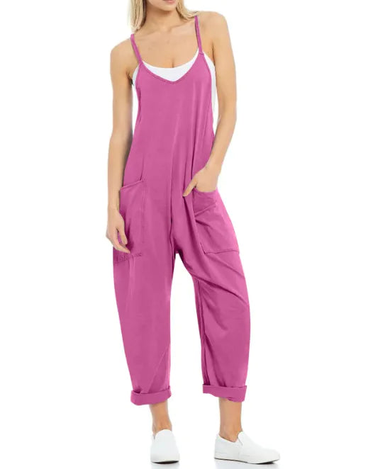 Women's Pocket Knit Jumpsuit