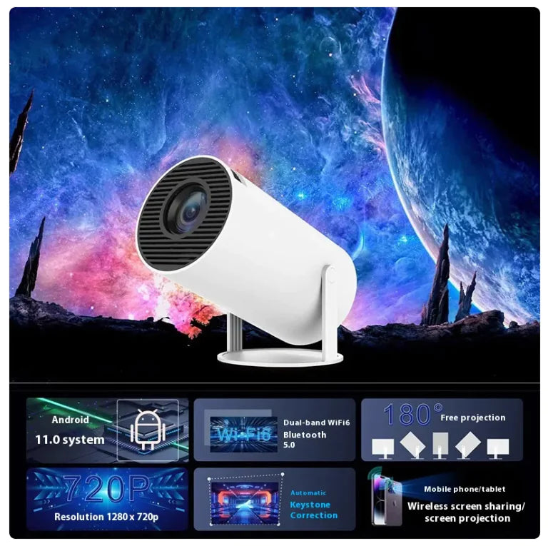 1080p HD Projector for Home & Office