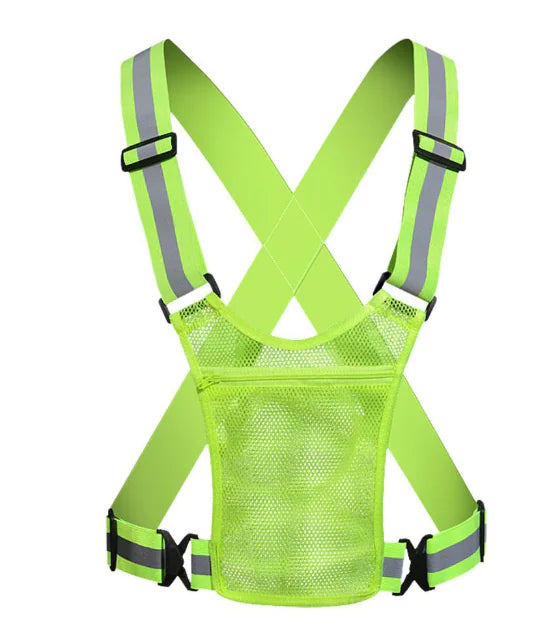 High-Visibility Reflective Safety Vest Jacket