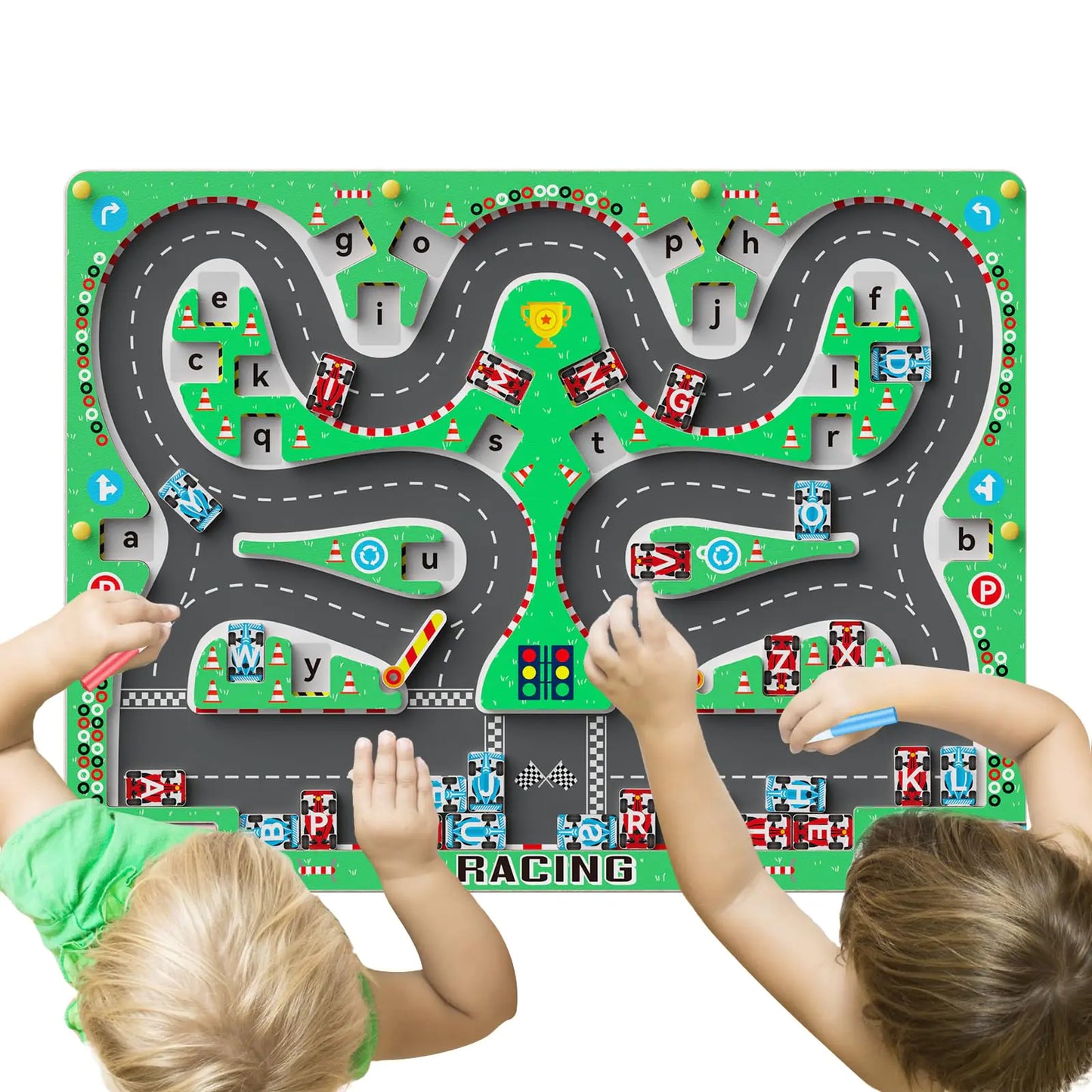 AlphaRace Montessori Magnetic Maze