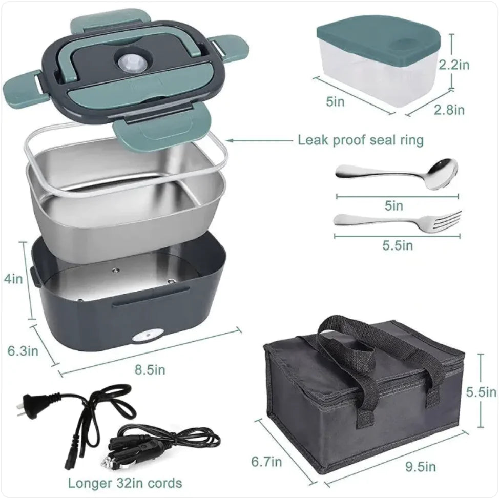 Portable Electric Lunch Box Food Warmer