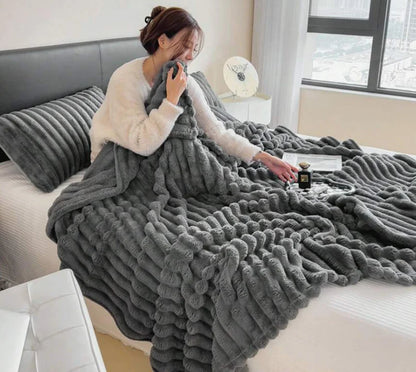 Thick Flannel Comfort Throw