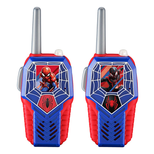 eKids Spiderman Toy Walkie Talkies for Kids Light-Up Indoor and Outdoor Toys for Kids and Fans of Spiderman Toys