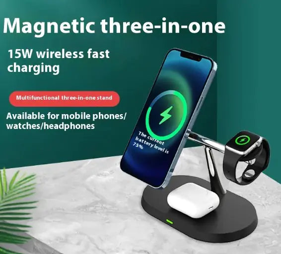 Tri-Mag Wireless Charging Hub