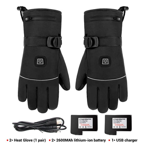 Waterproof Heated Motorcycle Gloves