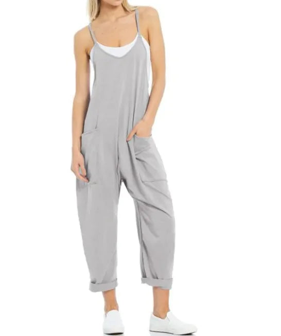 Women's Pocket Knit Jumpsuit