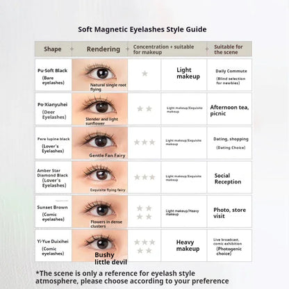 Magnetic Suction False Eyelashes