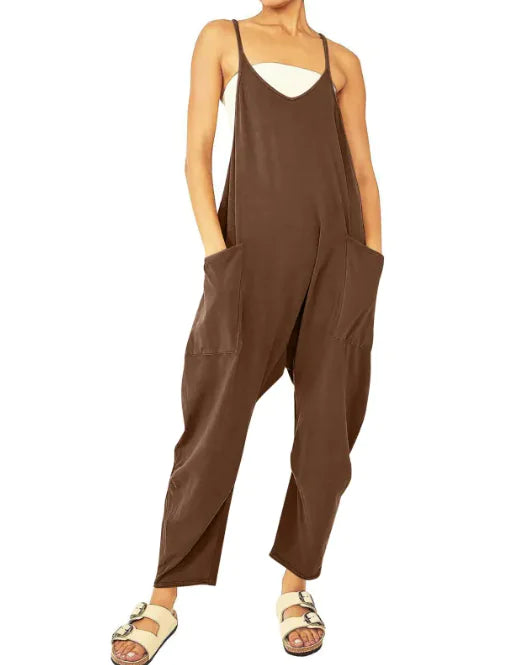 Women's Pocket Knit Jumpsuit