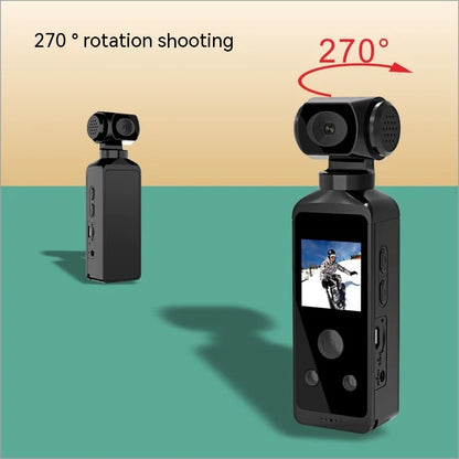 270° Rotatable Anti-Shake Pocket Camera