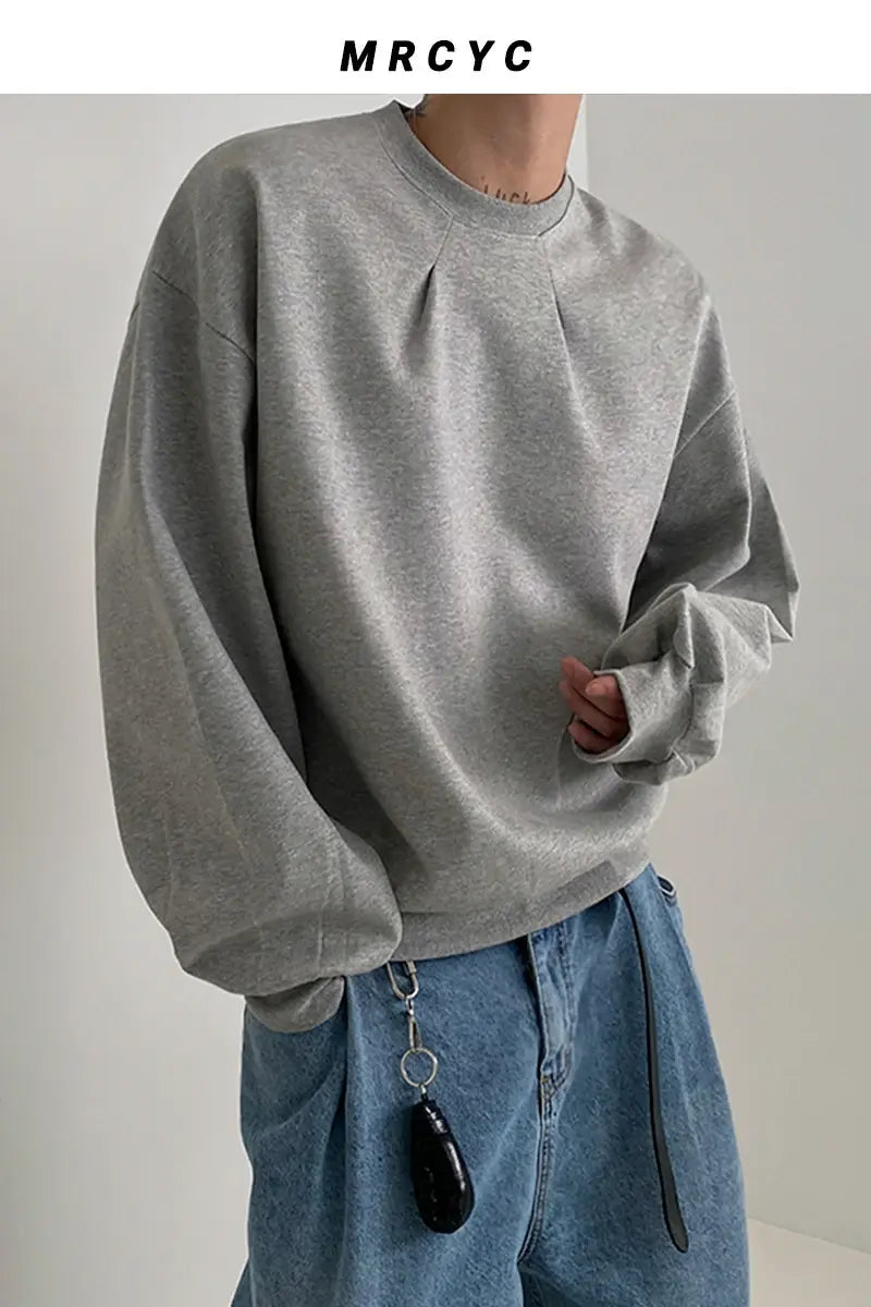 Korean Streetwear Man Hoodies