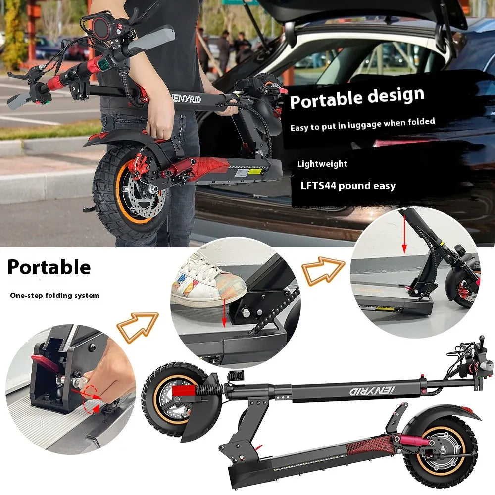 Double Shock Absorber Scooter