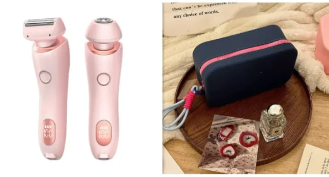 2-in-1 USB Rechargeable Hair Removal Trimmer