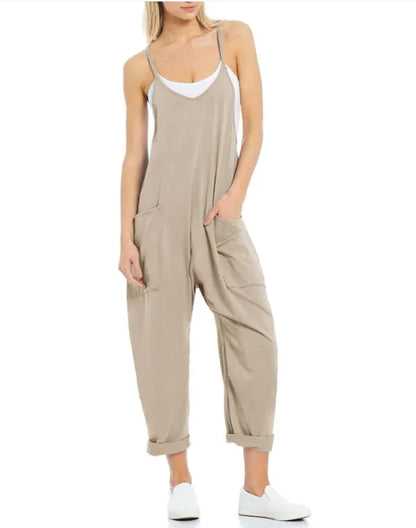 Women's Pocket Knit Jumpsuit