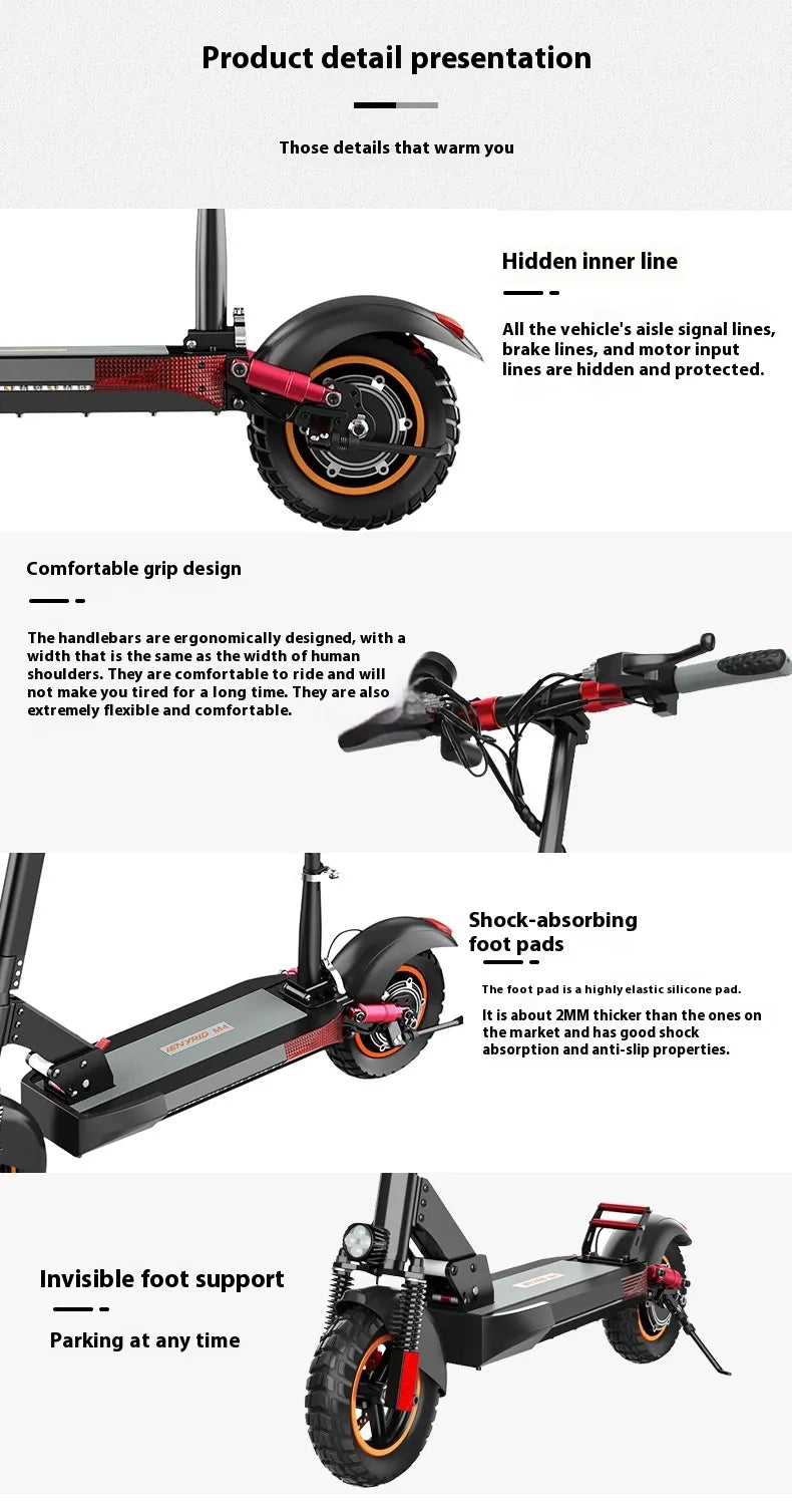 Double Shock Absorber Scooter