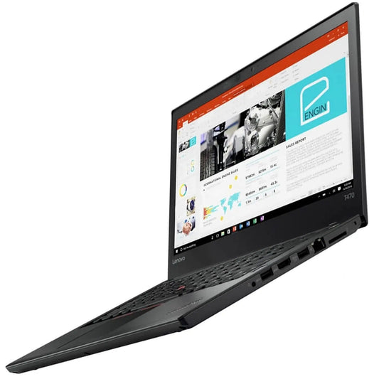 Lenovo Thinkpad T470 14" FHD Business Laptop Computer Intel Core i5-6300U up to 3.20GHz 16GB DDR4 RAM 256GB SSD HDMI Type-C USB 3.0 Windows 10 Pro (Renewed)