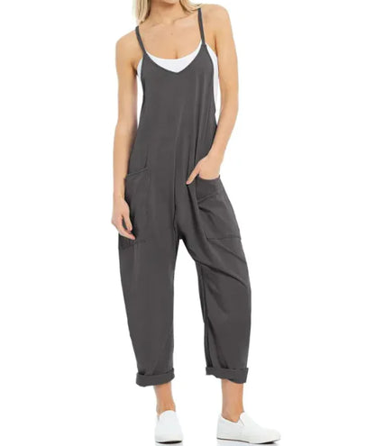 Women's Pocket Knit Jumpsuit