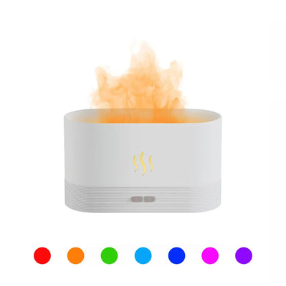 2022 USB Flame Humidifier & LED Diffuser