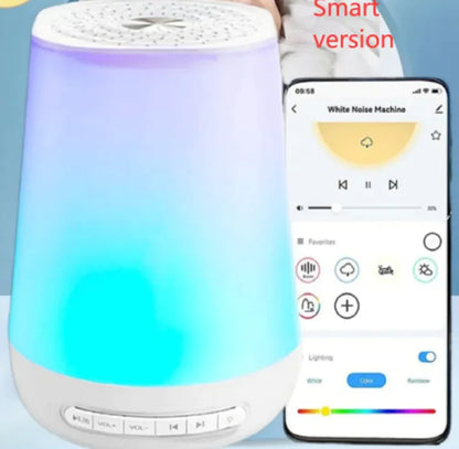 White Noise Sleep Machine with Touch Light