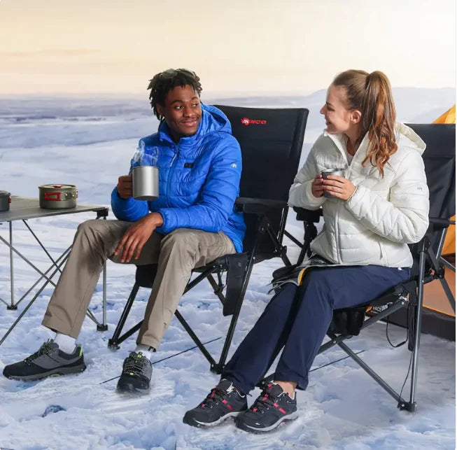 PolarHeated Outdoor Chair with Battery & Storage