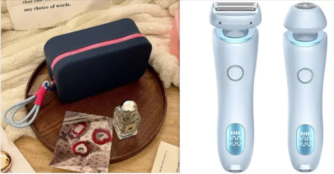 2-in-1 USB Rechargeable Hair Removal Trimmer