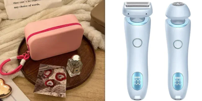 2-in-1 USB Rechargeable Hair Removal Trimmer